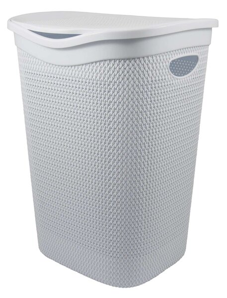 BELLI e FORTI s.r.l. Belli E Forti koš na prádlo s víkem RATA, bílý, plast, 55 L