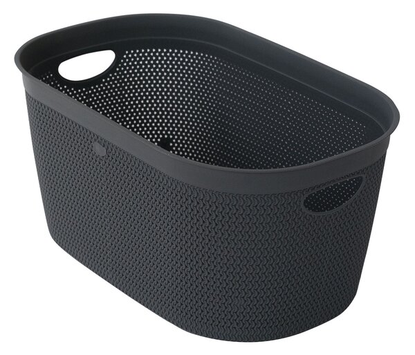 BELLI e FORTI s.r.l. Belli E Forti koš na prádlo RATA, šedý, plast, 60 L