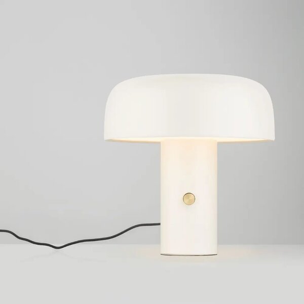 Nova Luce Krémová kovová stolní LED lampa Noelia