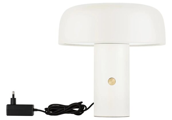Nova Luce Krémová kovová stolní LED lampa Noelia