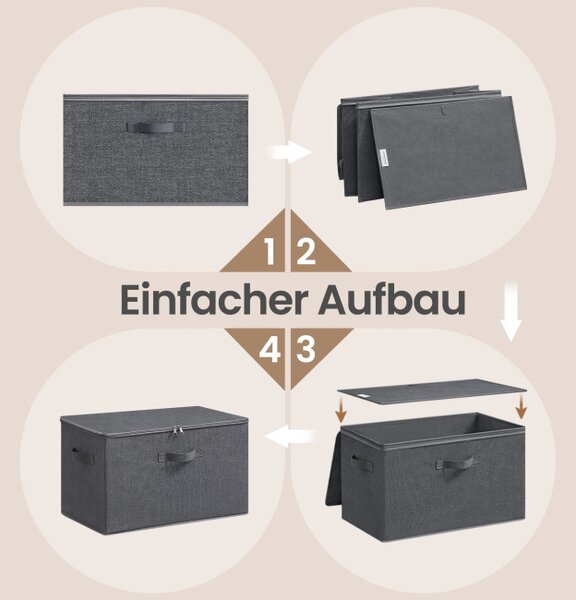 Sada šesti úložných boxů RZBB35050GN03 (6 ks)