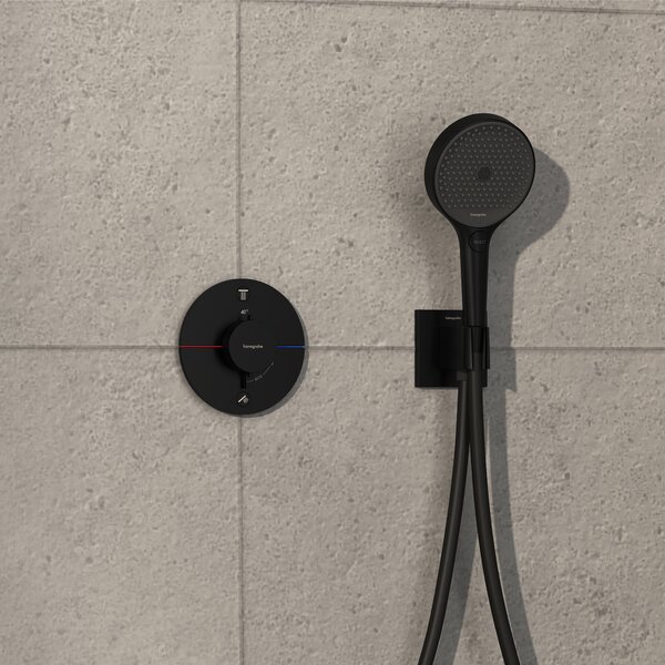 Hansgrohe ShowerSelect Comfort S Termostat pod omítku pro 2 spotřebiče, matná černá 15554670