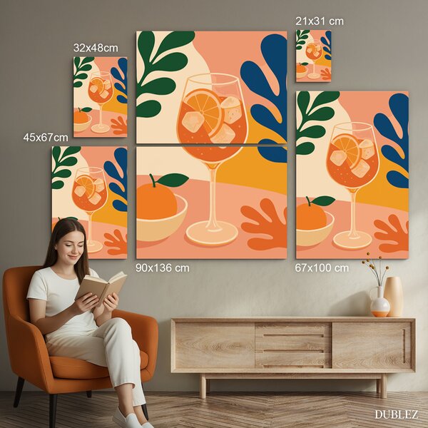 DUBLEZ | Art obraz Aperol - Matisse štýl | UV tisk, Premium