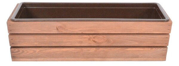 Dřevěný truhlík 51 cm Modern – Rojaplast