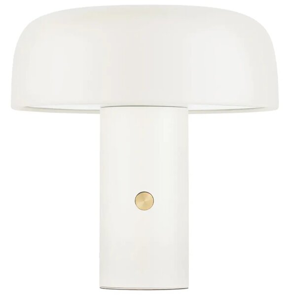Nova Luce Krémová kovová stolní LED lampa Noelia