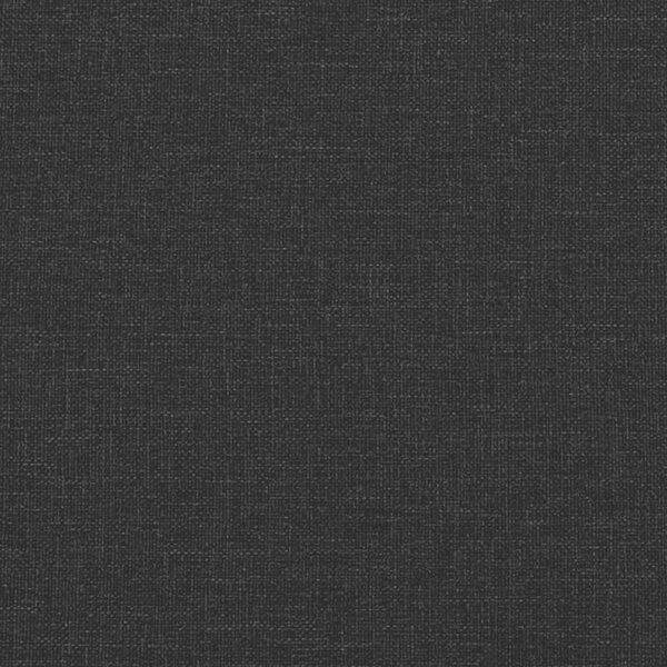 Křeslo s podnožkou černé 60 cm textil 3200997