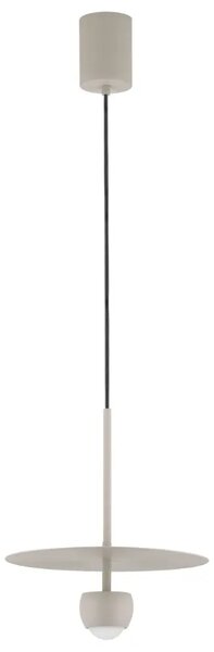 Nova Luce Béžové kovové závěsné LED světlo Edem 30 cm
