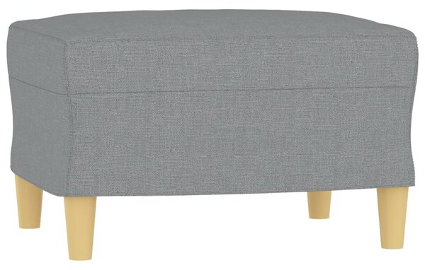 4dílná sedací souprava s polštáři světle šedá textil 3202078