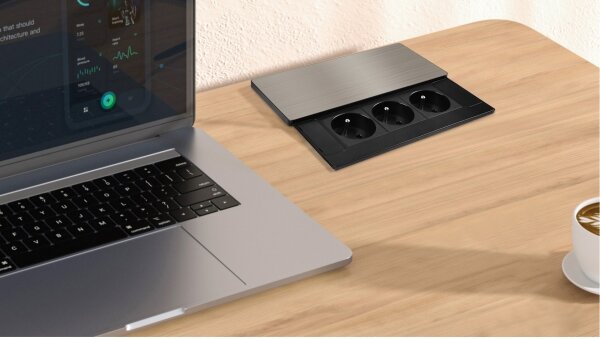 Solight PP128 - Vestavná zásuvka 3Z