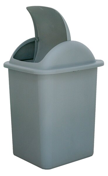 BELLI e FORTI s.r.l. Belli E Forti výklopný odpadkový koš FLIP, šedý, plast, 18 L