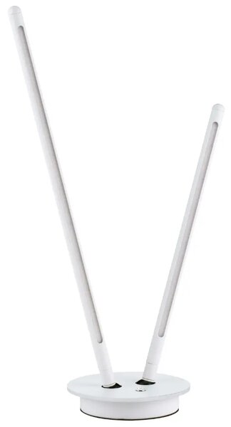 LÉTO -15% Nova Luce Bílá kovová stolní LED lampa Intec