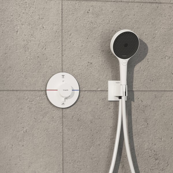 Hansgrohe ShowerSelect Comfort S Termostat pod omítku pro 2 spotřebiče, matná bílá 15554700