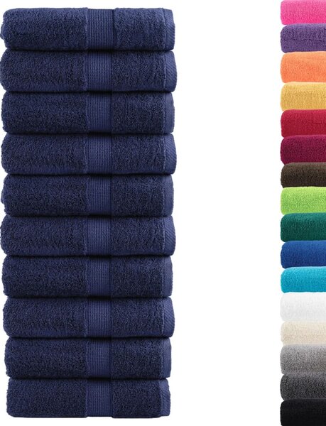 Prémiové mycí utěrky SOLUND 10 ks tmavě modré 30x30 cm 600 g/m² 137253