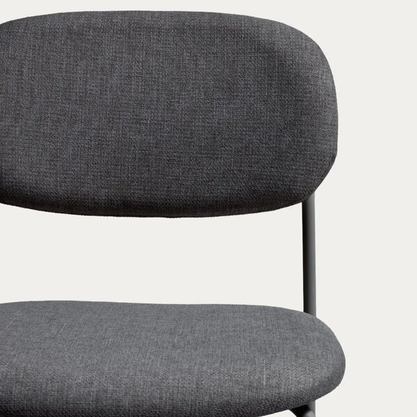 LÉTO -15% Kave Home Šedá barová židle Meli 65 cm