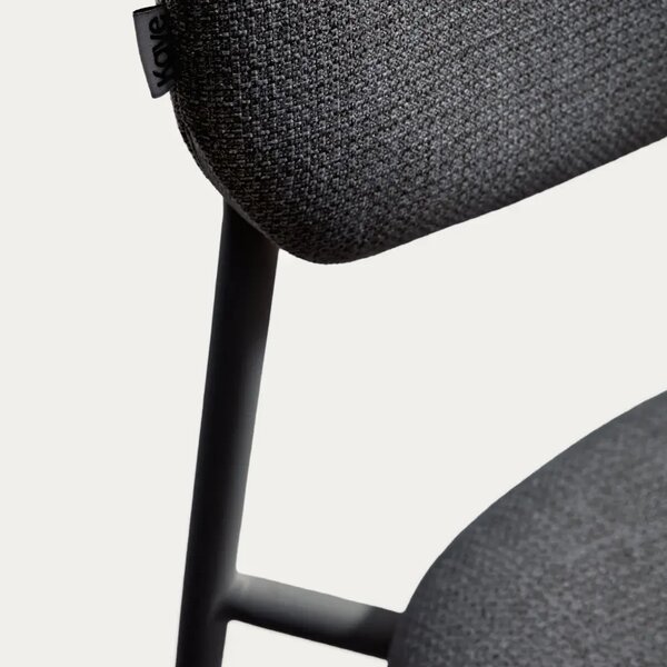 LÉTO -15% Kave Home Šedá barová židle Meli 65 cm