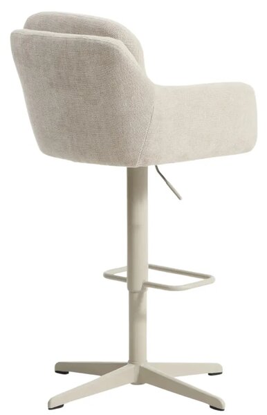 Kave Home Béžová otočná barová židle Lexa 65/85 cm