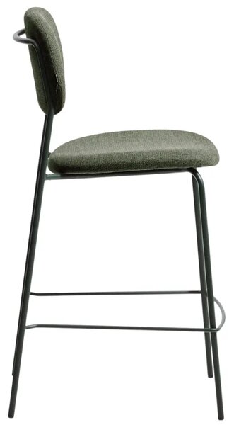LÉTO -15% Kave Home Zelená barová židle Meli 65 cm