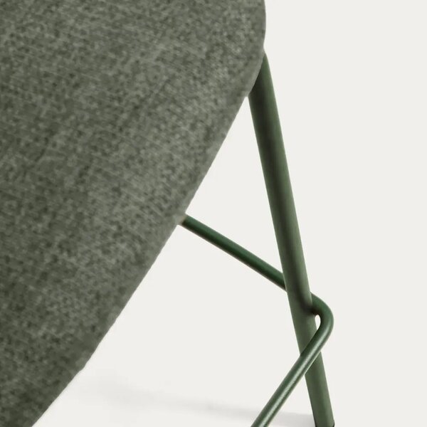 LÉTO -15% Kave Home Zelená barová židle Meli 65 cm
