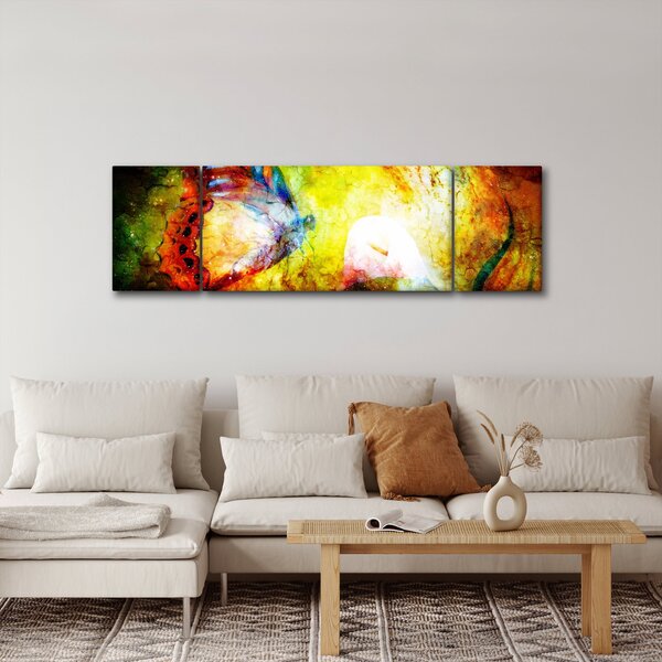 Obraz - Kosmický motýl (170x50 cm)