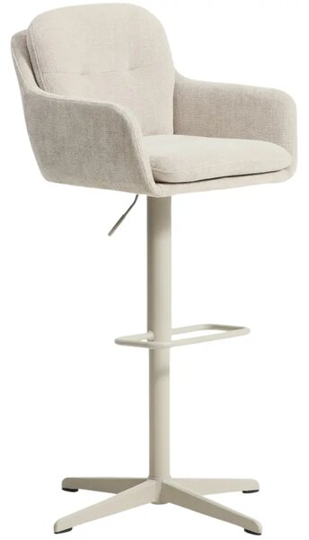 Kave Home Béžová otočná barová židle Lexa 65/85 cm