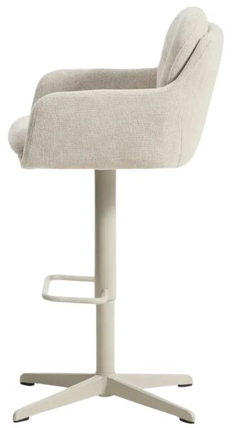Kave Home Béžová otočná barová židle Lexa 65/85 cm