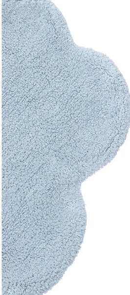 Světle modrý pratelný ručně tkaný bavlněný dětský koberec 70x100 cm Mini Dream – Lorena Canals