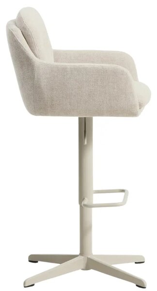 Kave Home Béžová otočná barová židle Lexa 65/85 cm