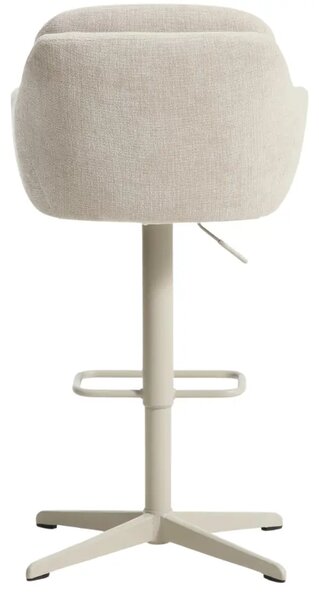 Kave Home Béžová otočná barová židle Lexa 65/85 cm