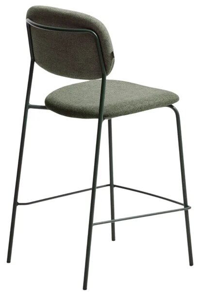LÉTO -15% Kave Home Zelená barová židle Meli 65 cm