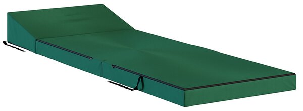 Rozkládací zahradní pohovka SUZI GARDEN ZELENÁ voděodolná 70x200 výška 9 cm