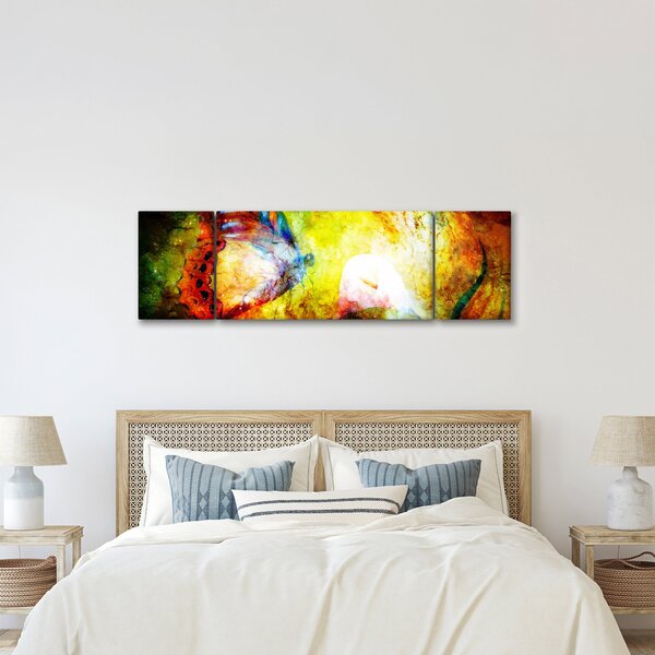 Obraz - Kosmický motýl (170x50 cm)