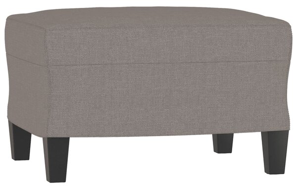 Křeslo s podnožkou taupe 60 cm textil 3201088