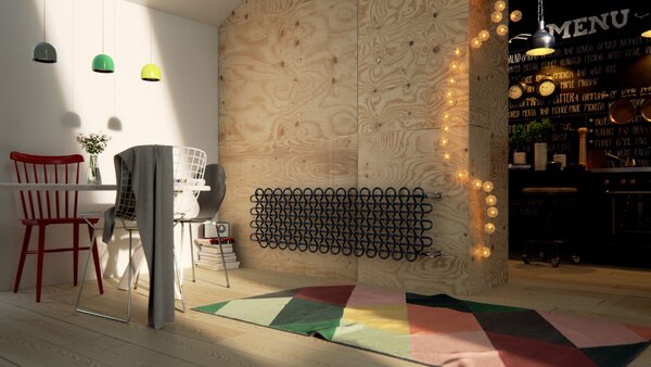 TERMA PLC H designový horizontální radiátor