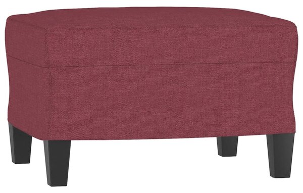 Křeslo s podnožkou vínové 60 cm textil 3201035