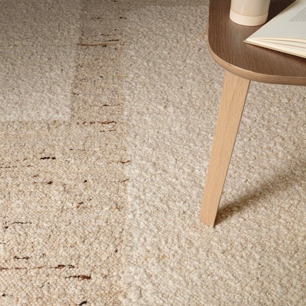Béžový oboustranný/ručně tkaný vlněný koberec 120x170 cm Napa Tumbla – Asiatic Carpets