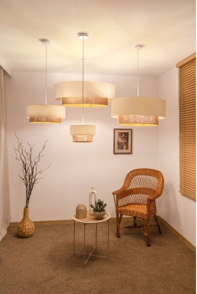 Brilagi - LED Lustr na lanku BOHO STYLE 3xE27/15W/230V pr. 80 cm