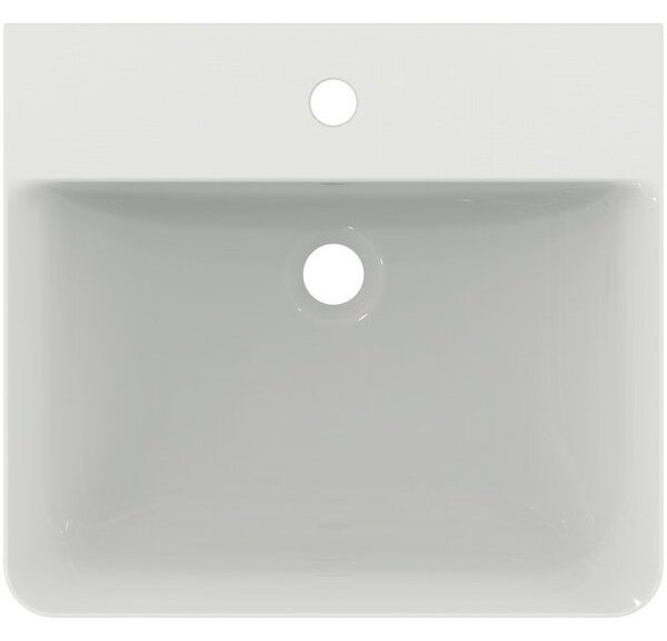 Ideal Standard Connect Air - Umyvadlo CUBE 500x450 mm, s přepadem, bílá E030101