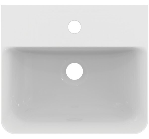 Ideal Standard Connect Air - Umyvadlo 400x350 mm, s přepadem, bílá E030701