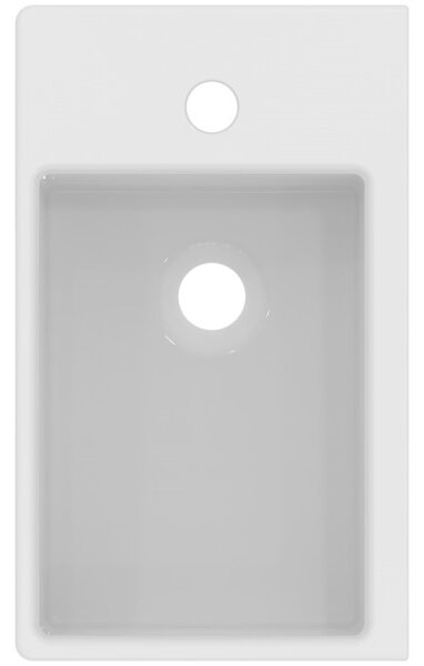 Ideal Standard Strada - Umyvátko 450x270 mm, s otvorem vlevo, bez přepadu, bílá K081701