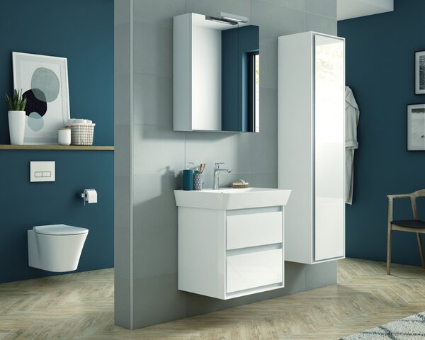 Ideal Standard Connect Air - Umyvadlo CUBE 600x460 mm, s přepadem, bílá E029801