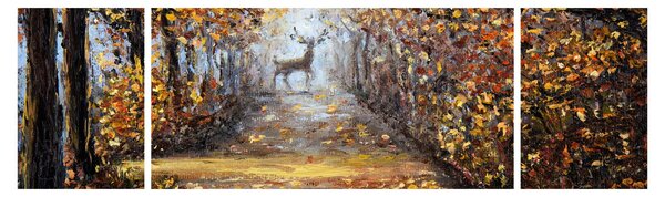 Obraz - Duch lesa (170x50 cm)