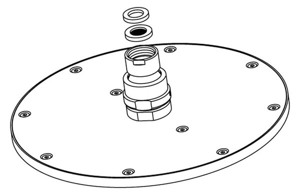 Ideal Standard Idealrain - Hlavová sprcha Ø 200 mm, chrom B9442AA