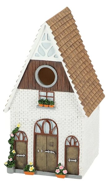 Ptačí budka Farm, 24,5x13,5x13 cm, polyresin, vícebarevná