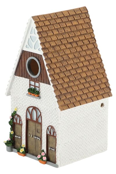 Ptačí budka Farm, 24,5x13,5x13 cm, polyresin, vícebarevná