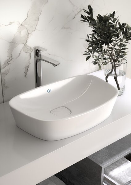 Ideal Standard Connect Air - Umyvadlová baterie stojánková vysoká Slim bez odtokové garnitury, chrom A7027AA