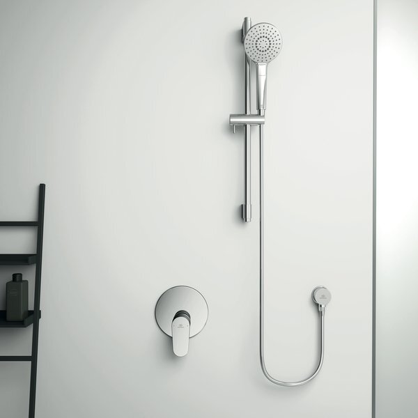 Ideal Standard Idealrain EVO - Sprchová souprava s 3-funční ruční sprchou, 600 mm tyč, chrom B2233AA