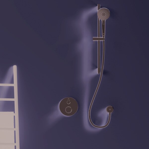 Ideal Standard Idealrain EVO - Sprchová souprava s 3-funční ruční sprchou, 600 mm tyč, chrom B2233AA
