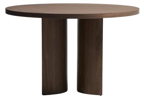 Kave Home Ořechový jídelní stůl Nealy Ø120 cm