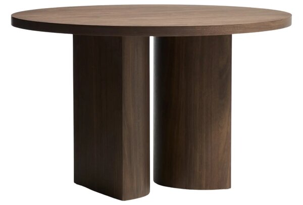 Kave Home Ořechový jídelní stůl Nealy Ø120 cm