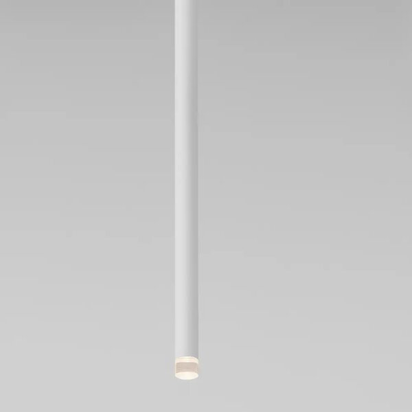 Nova Luce Bílé kovové závěsné LED světlo Stilvi 8 cm